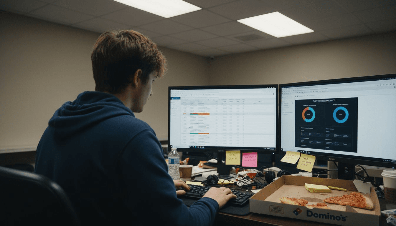 SEO analyst working with AI tools
