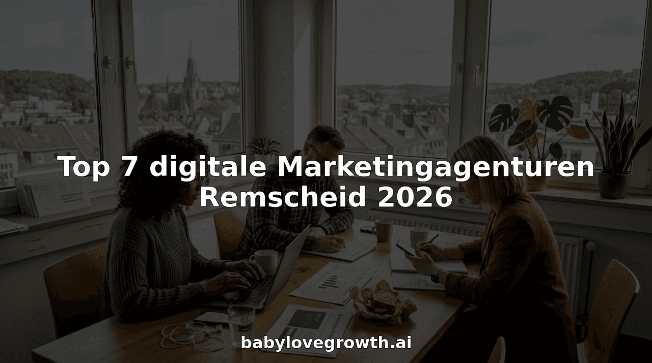 Top 7 digitale Marketingagenturen Remscheid 2026