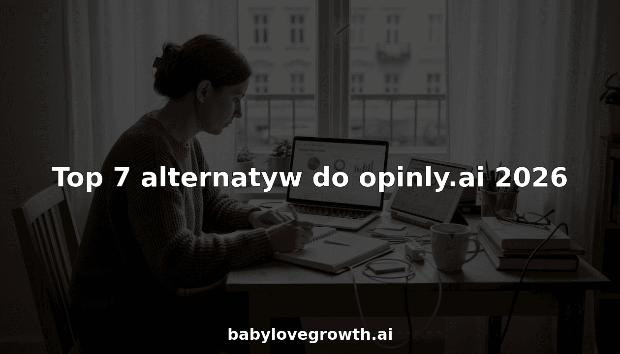 Top 7 alternatyw do opinly.ai 2026