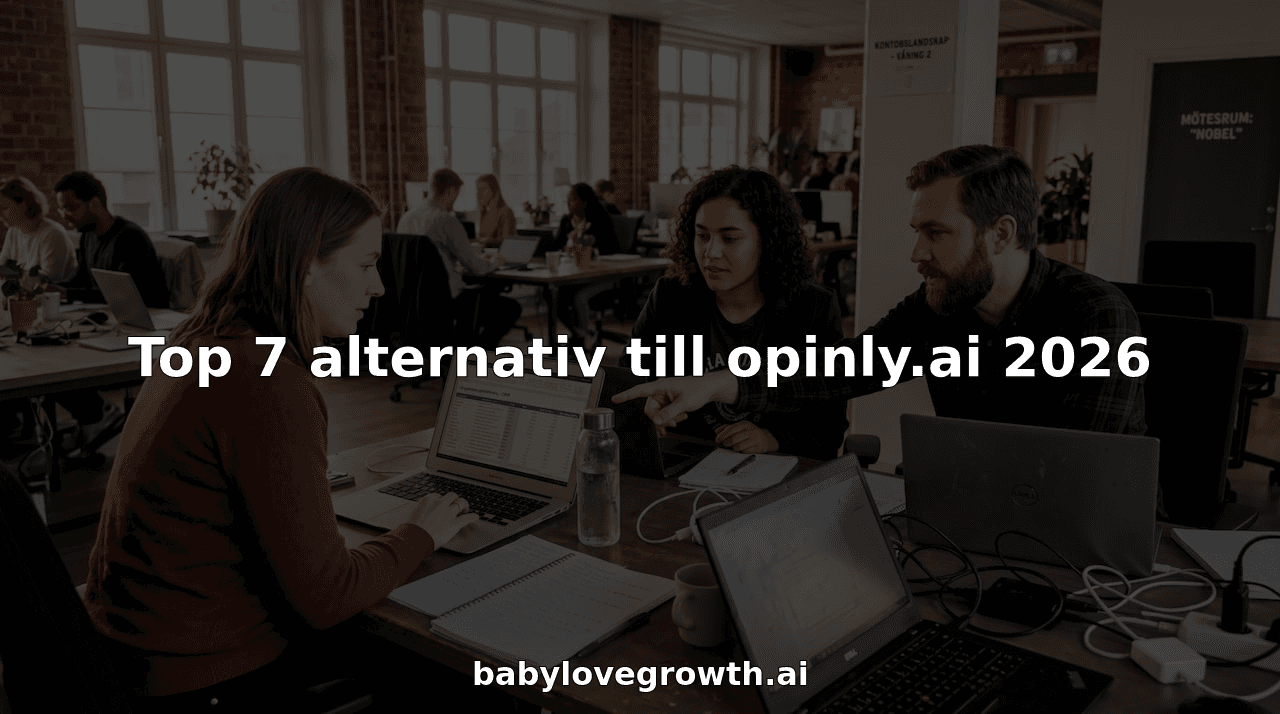 Top 7 alternativ till opinly.ai 2026