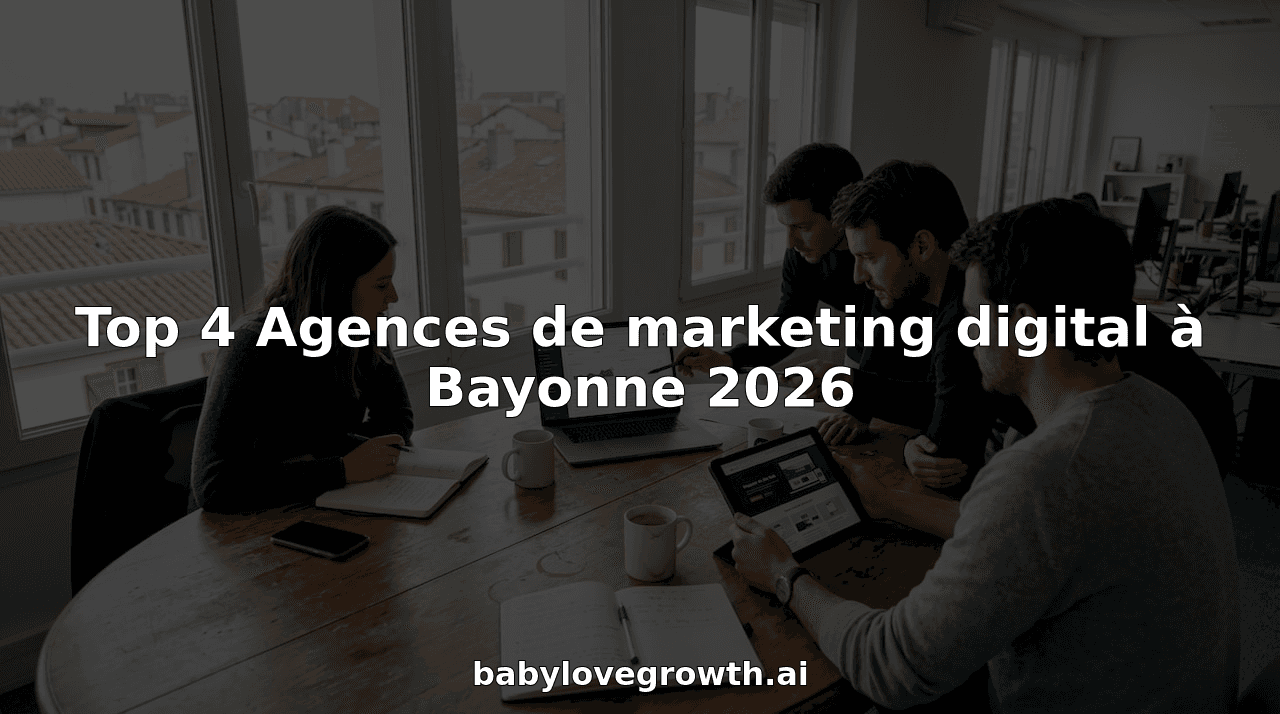 Top 4 Agences de marketing digital à Bayonne 2026