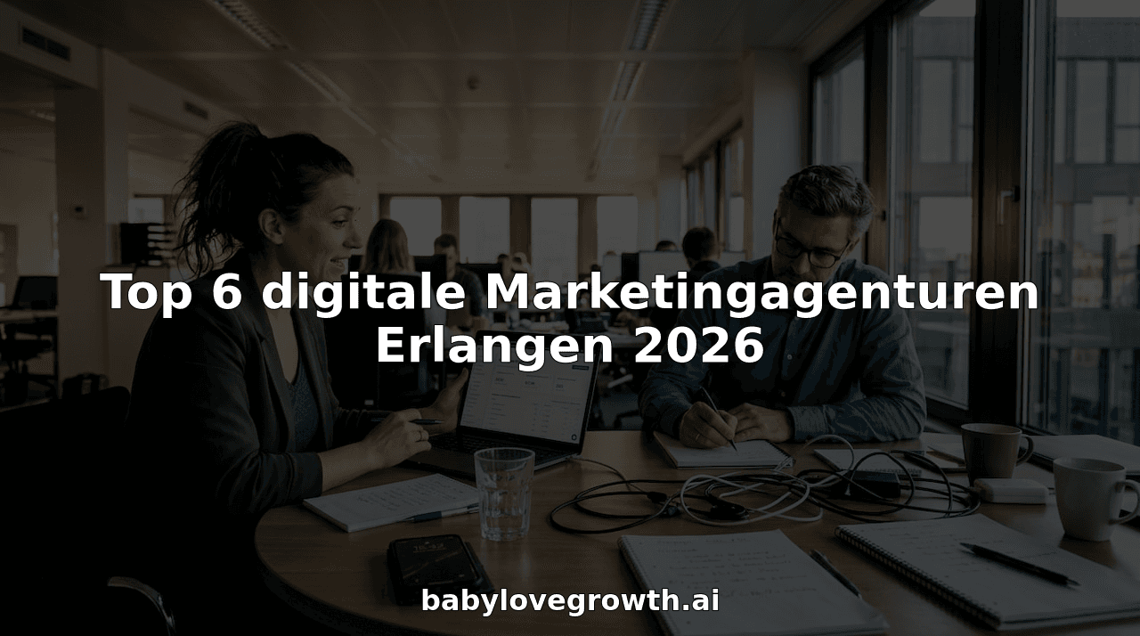 Top 6 digitale Marketingagenturen Erlangen 2026