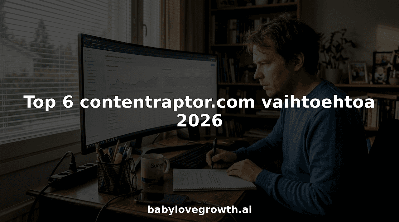 Top 6 contentraptor.com vaihtoehtoa 2026