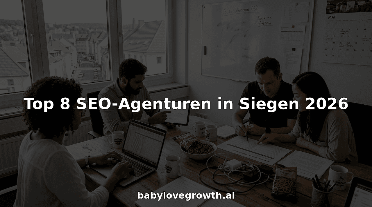 Top 8 SEO-Agenturen in Siegen 2026
