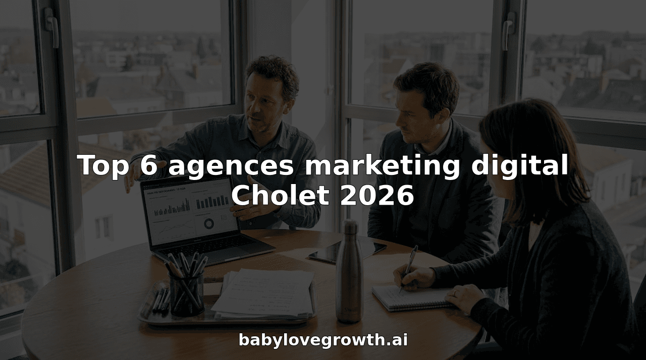 Top 6 agences marketing digital Cholet 2026
