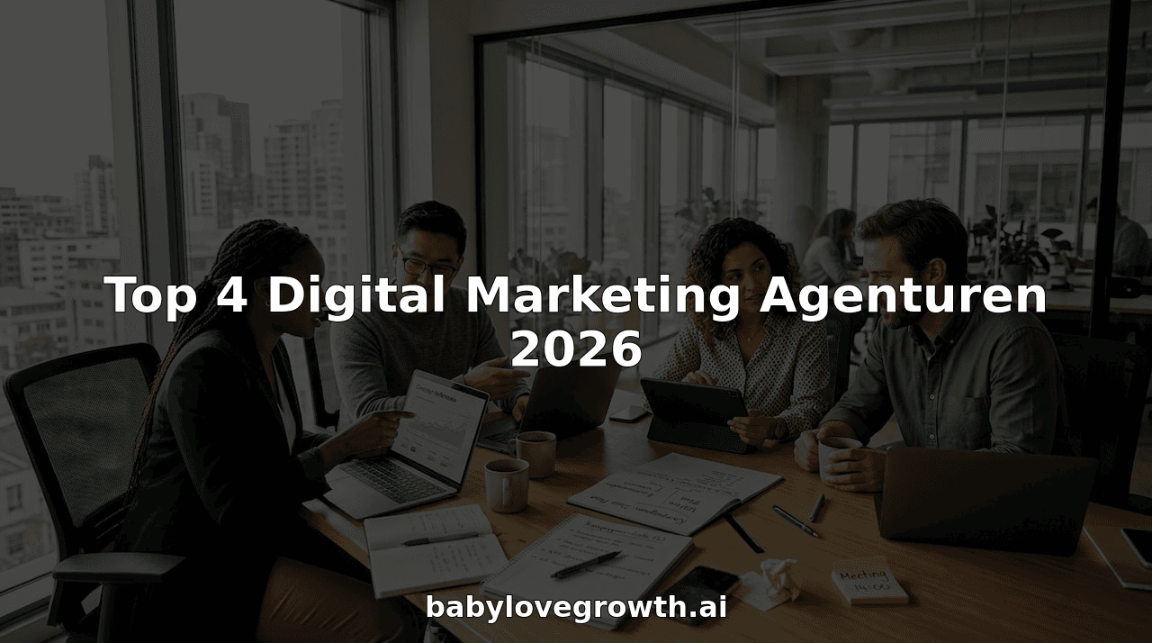 Top 4 Digital Marketing Agenturen 2026