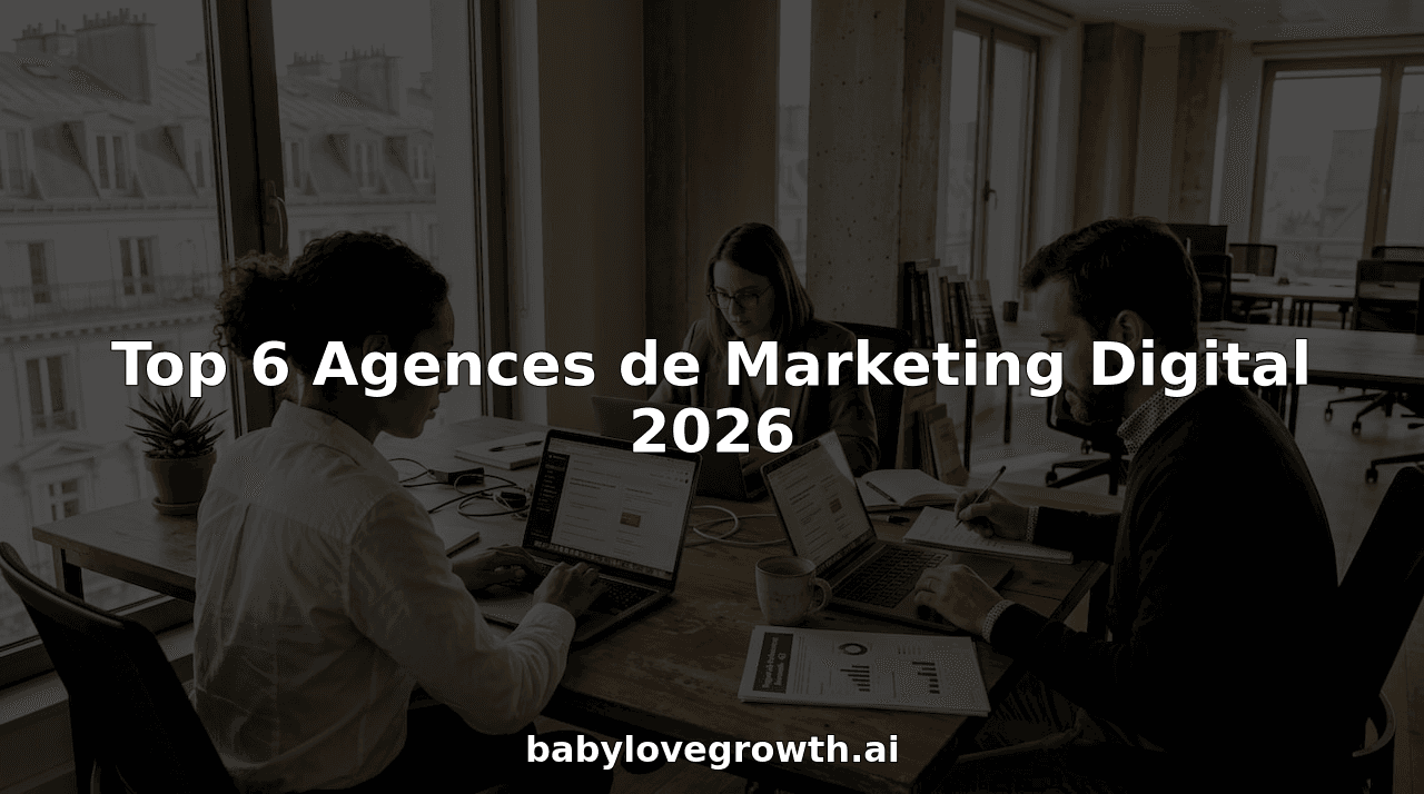 Top 6 Agences de Marketing Digital 2026