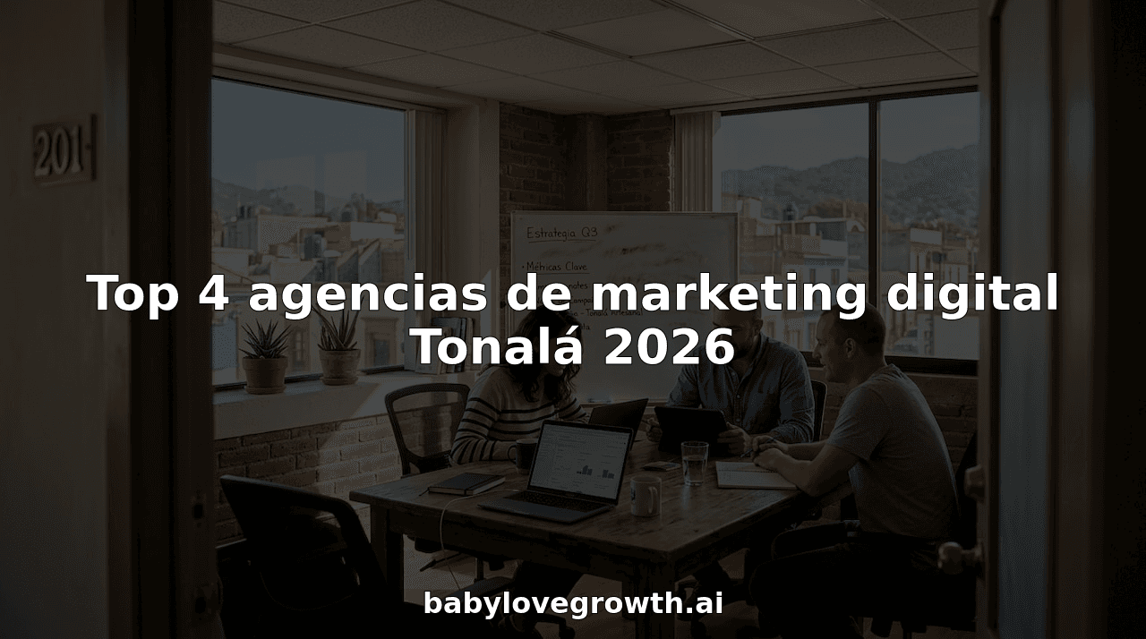 Top 4 agencias de marketing digital Tonalá 2026
