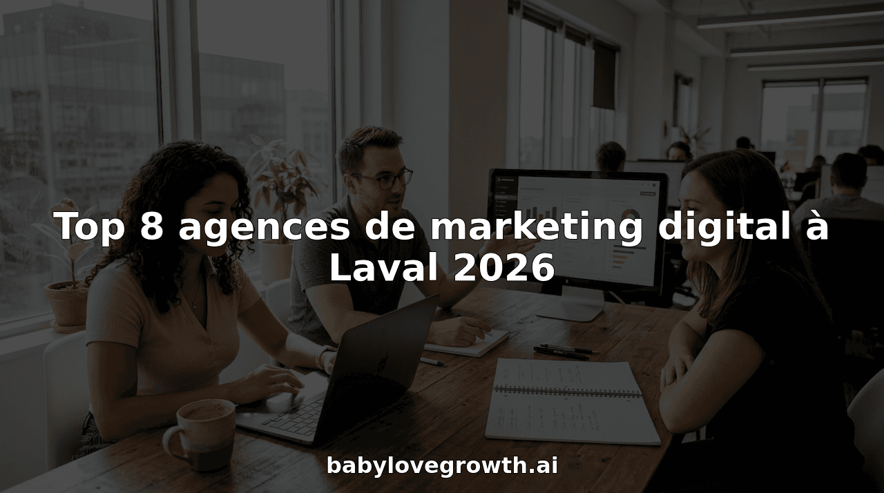 Top 8 agences de marketing digital à Laval 2026