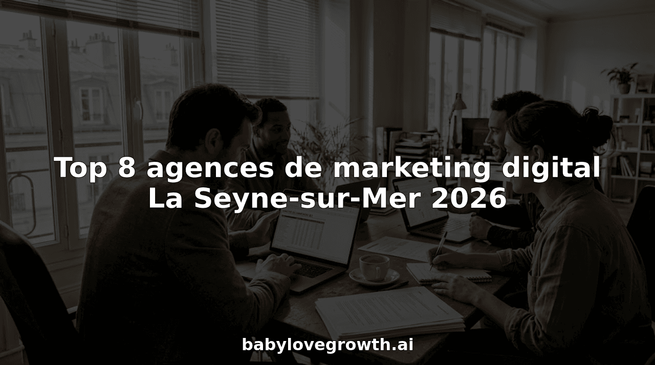 Top 8 agences de marketing digital La Seyne-sur-Mer 2026