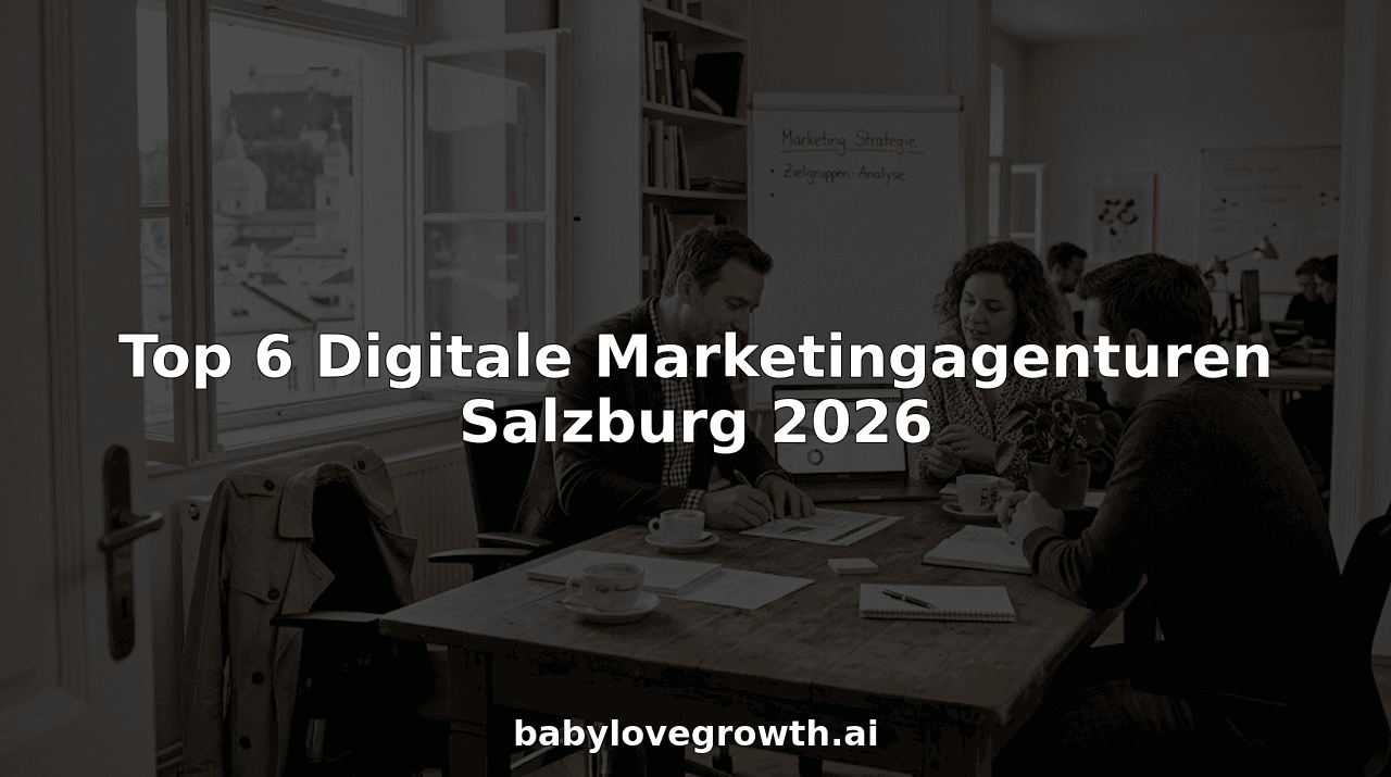 Top 6 Digitale Marketingagenturen Salzburg 2026