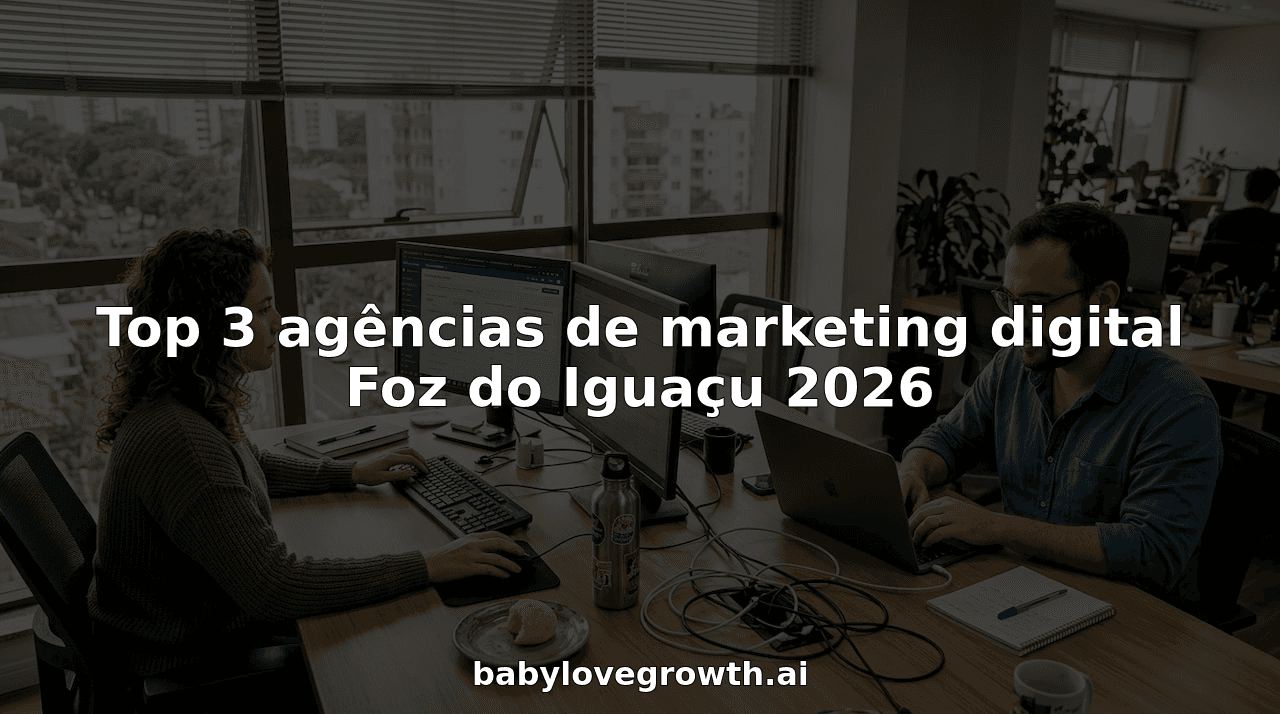 Top 3 agências de marketing digital Foz do Iguaçu 2026
