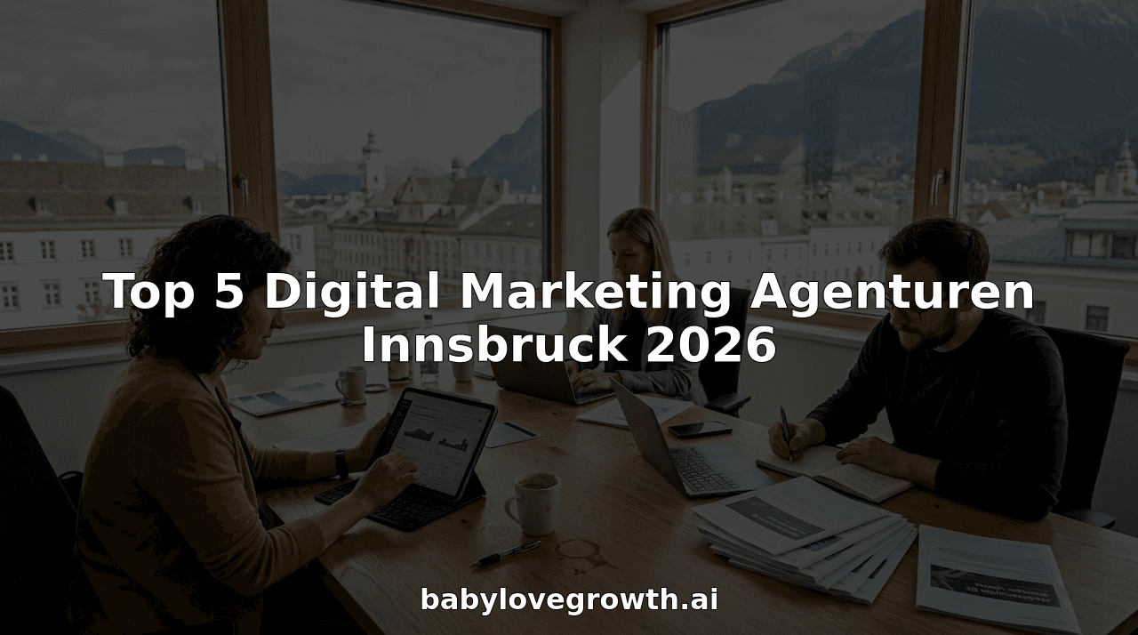 Top 5 Digital Marketing Agenturen Innsbruck 2026