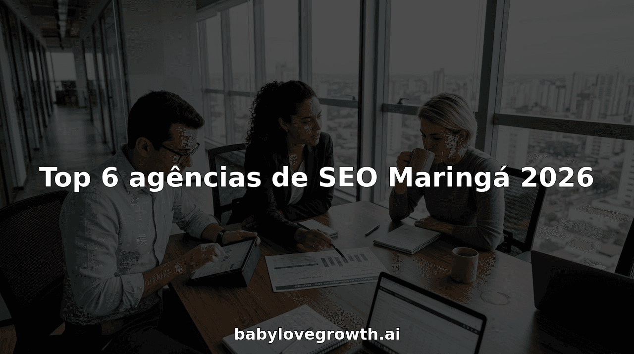 Top 6 agências de SEO Maringá 2026