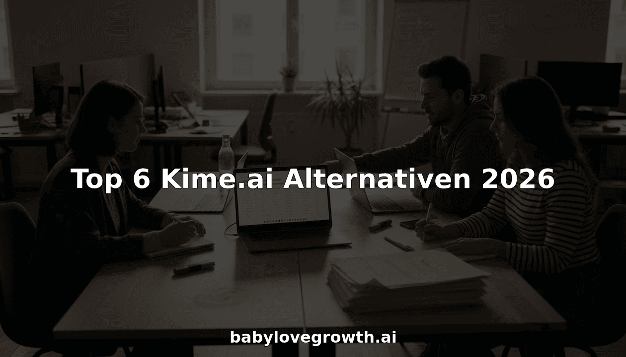 Im Besprechungsraum setzen sich die Teammitglieder zusammen und vergleichen verschiedene SEO-Tools miteinander.