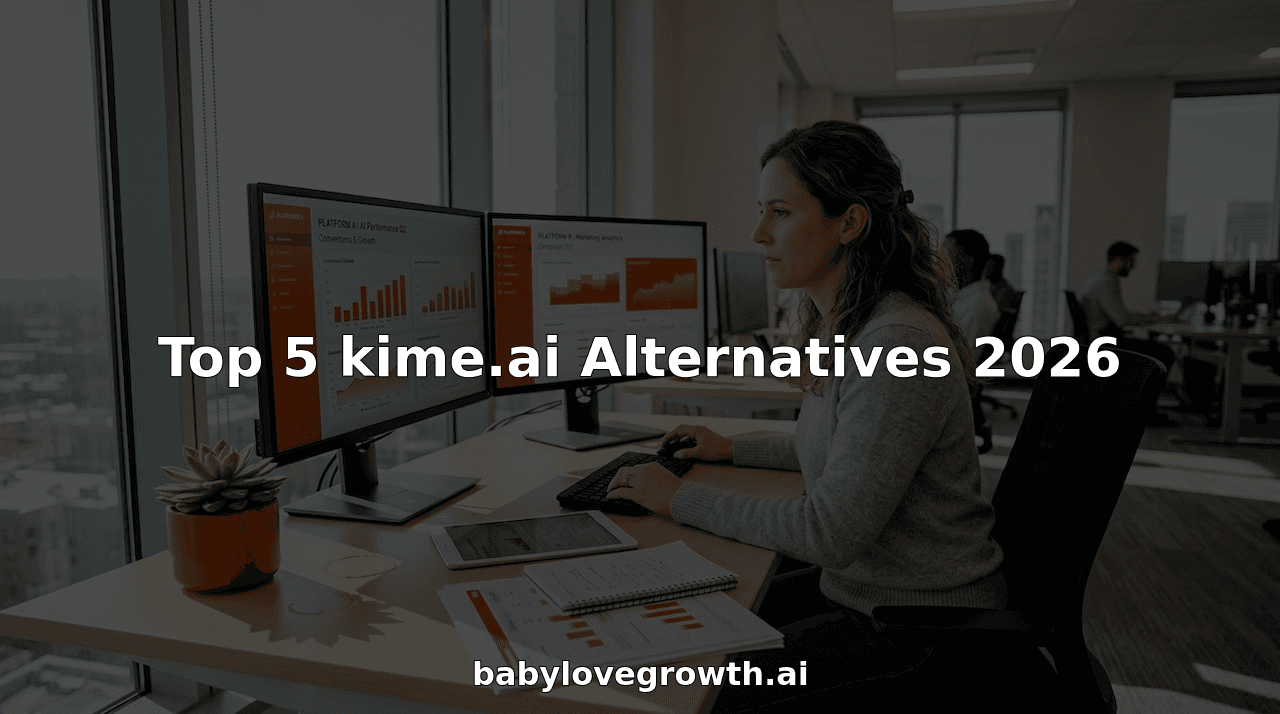 Marketing leader reviewing AI platform workflows